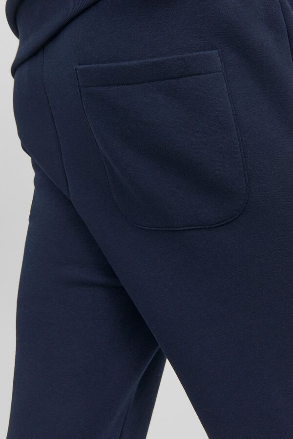 Jack & Jones Hose Regular Fit mittelhoher Bund Blau