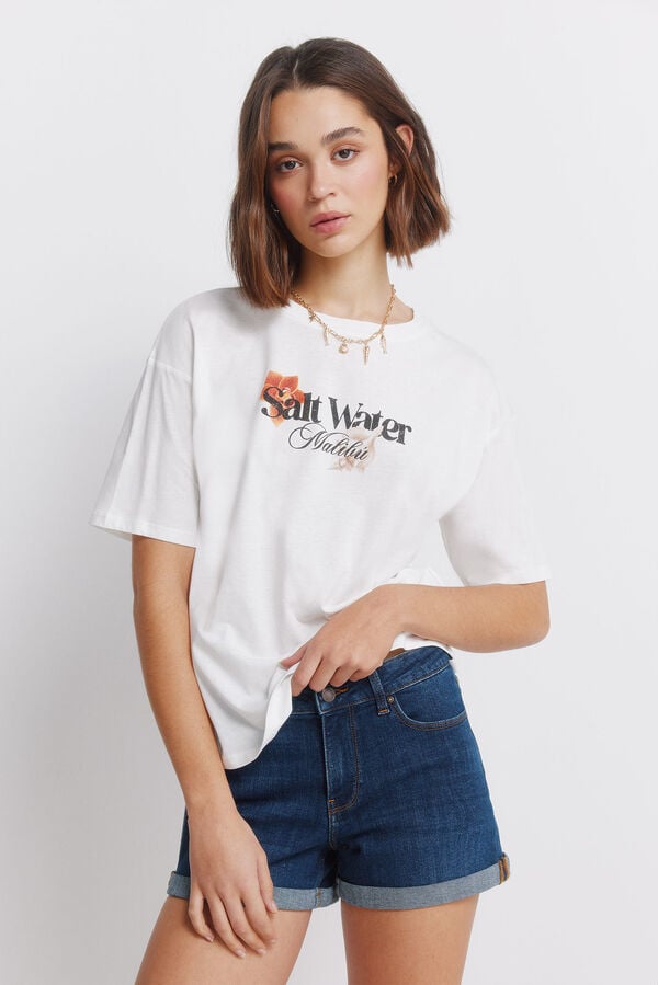 Springfield Tropical short-sleeved T-shirt printed