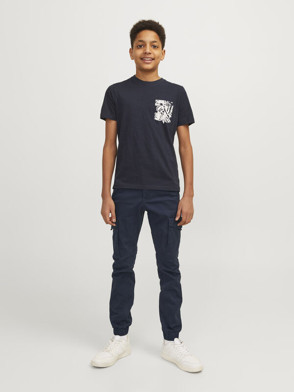 Jack & Jones Junior Slim cargo pants Plava