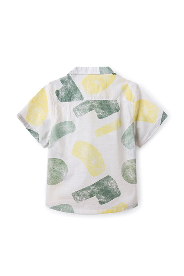 Springfield Boy's printed shirt ecru