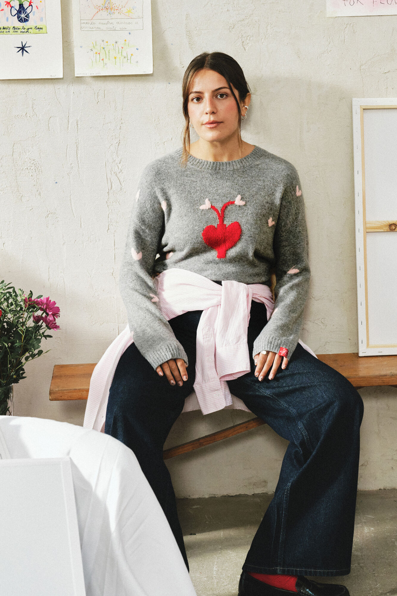 Springfield Petal print jumper