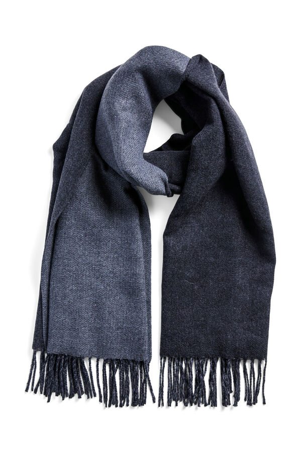 Pieces Bufanda fina con contraste gris