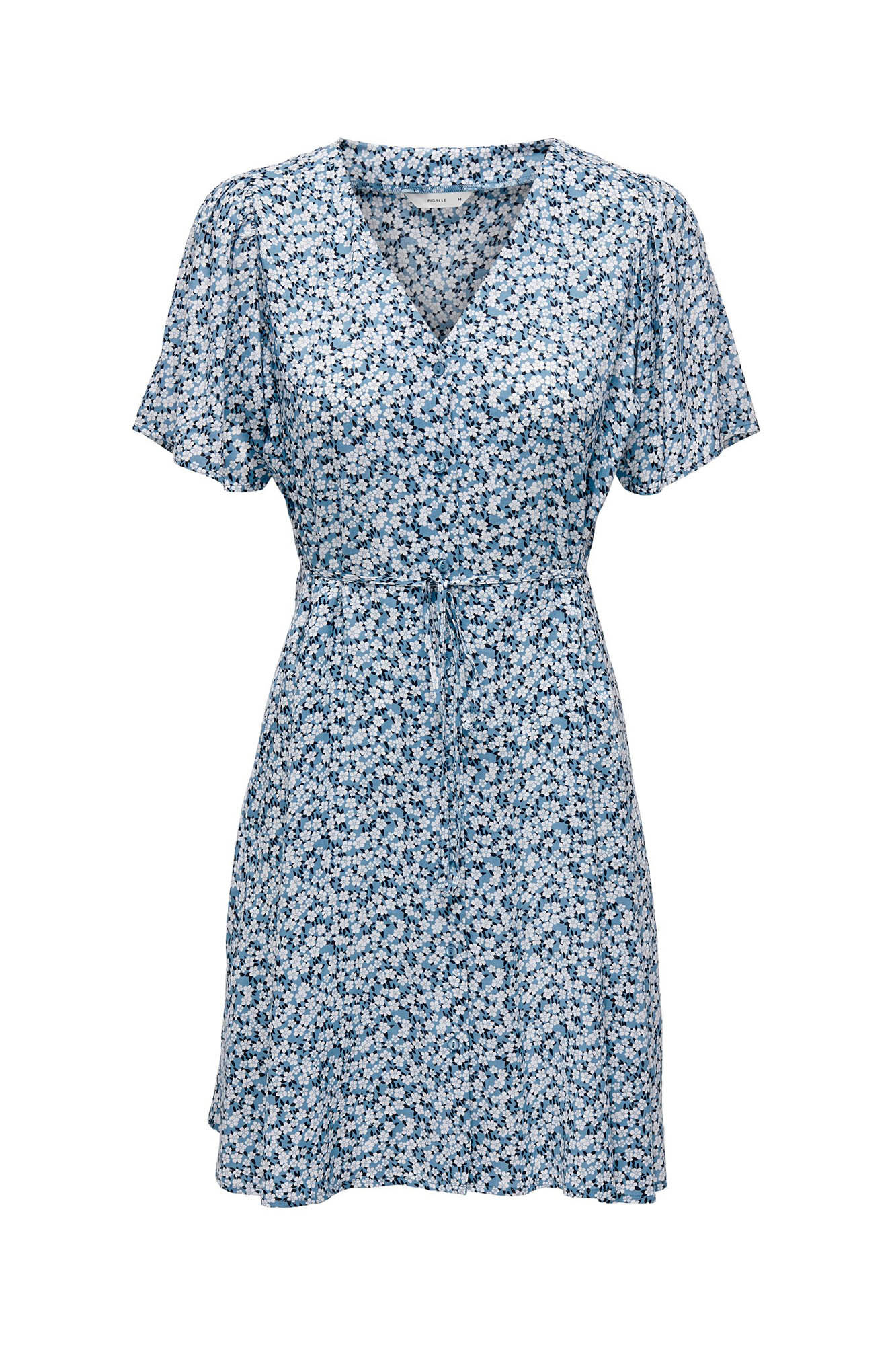 Only Vestido corto manga corta