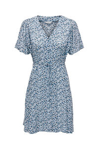 Only Vestido corto manga corta