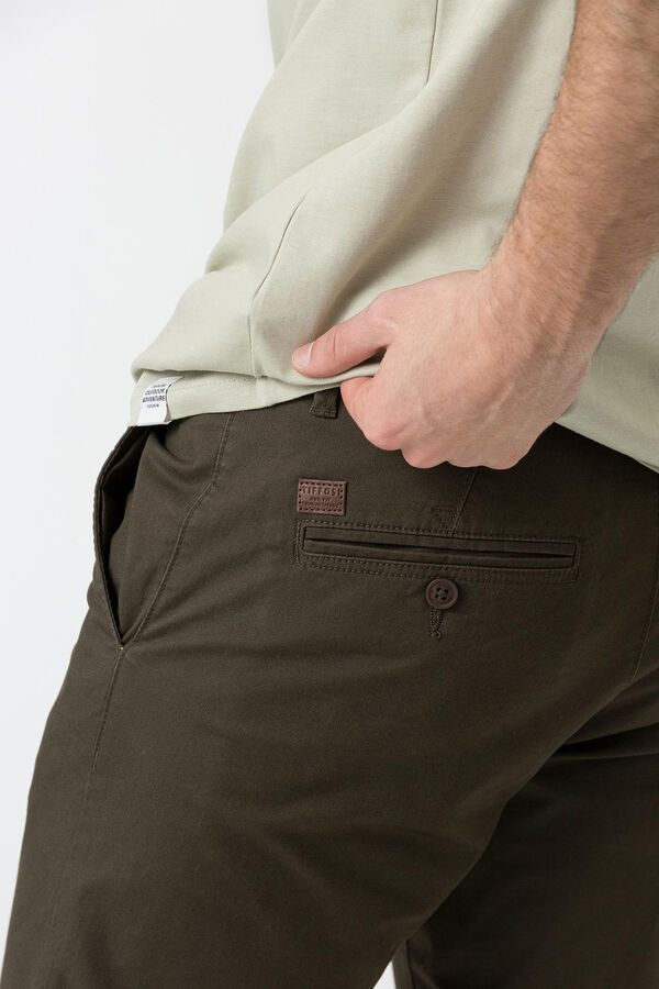 Tiffosi Pantal&oacute;n Chino Slim Fit verde