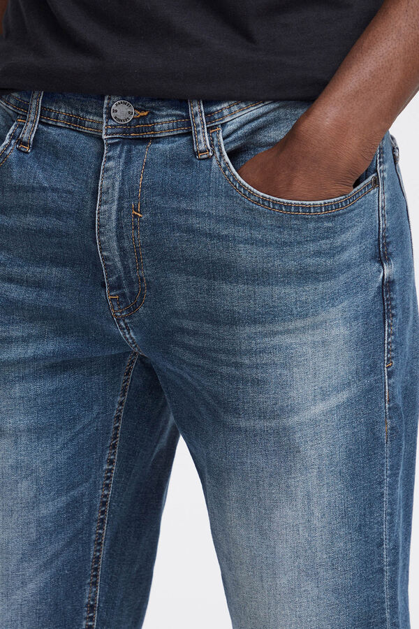 Blend Bermuda Denim Capri azul