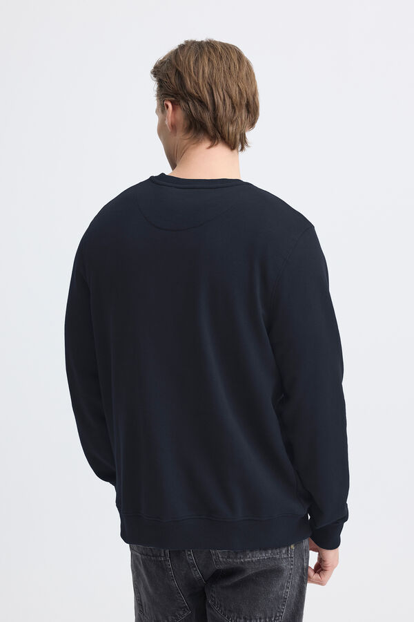 Blend Sudadera cuello redondo logo azul