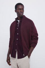 Springfield Jersey-Knit knit X'mas cardigan red