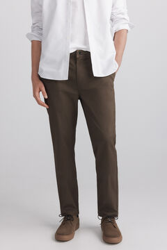Springfield Pantal&oacute;n chino microestampado slim fit