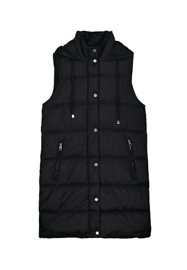 Springfield Recycled polyester puffer gilet crna