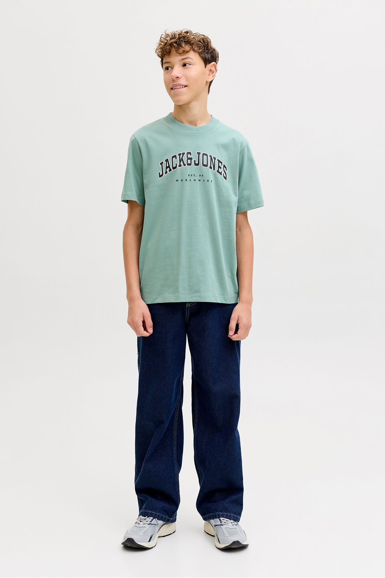 Jack & Jones Junior T-shirt relaxada logo