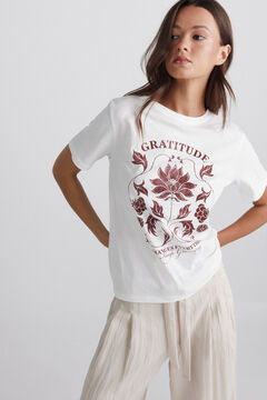 Springfield Camiseta manga corta dibujo boho