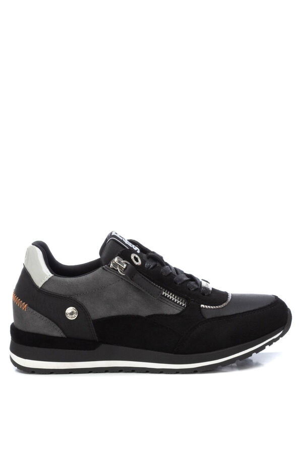 Refresh T&ecirc;nis feminino bege preto