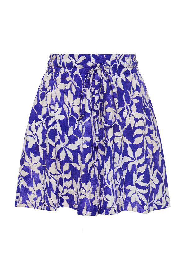 Trendyol Bermudas de cintura el&aacute;stica morado/lila