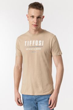 Springfield Slub T-shirt with front print camel