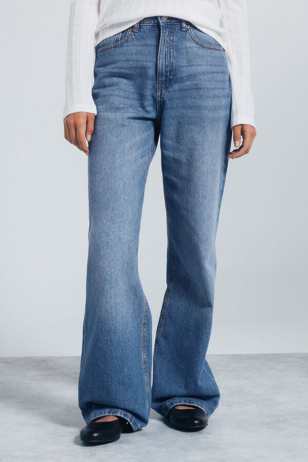 Springfield Wide leg jeans blue