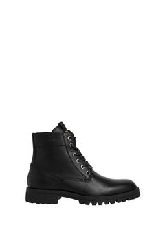 Springfield Lace-up faux leather boots black