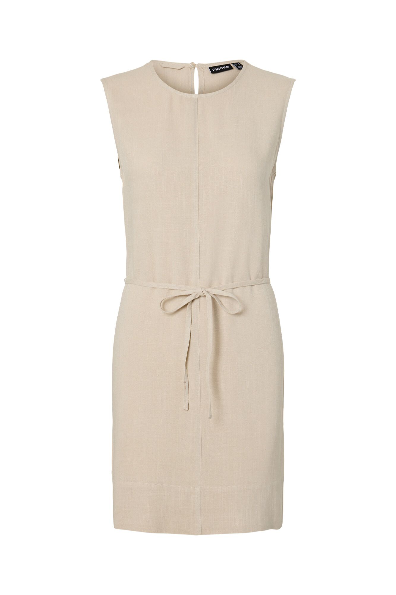 Pieces Vestido corto de lino sin mangas