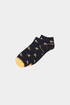 Springfield Ankle socks with bananas blue