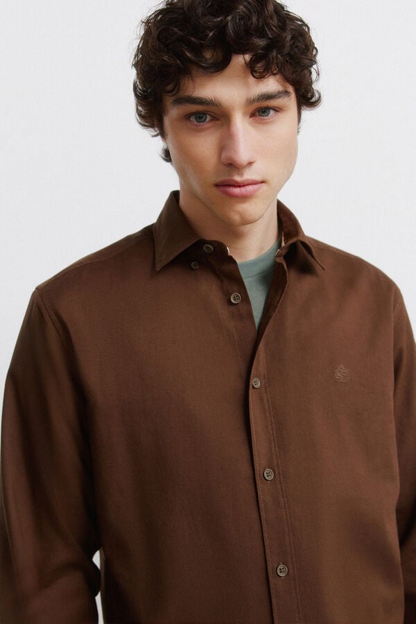 Springfield Linen shirt nude