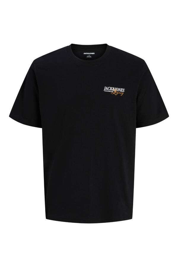 Jack & Jones Relaxed Kurzarm-T-Shirt Schwarz