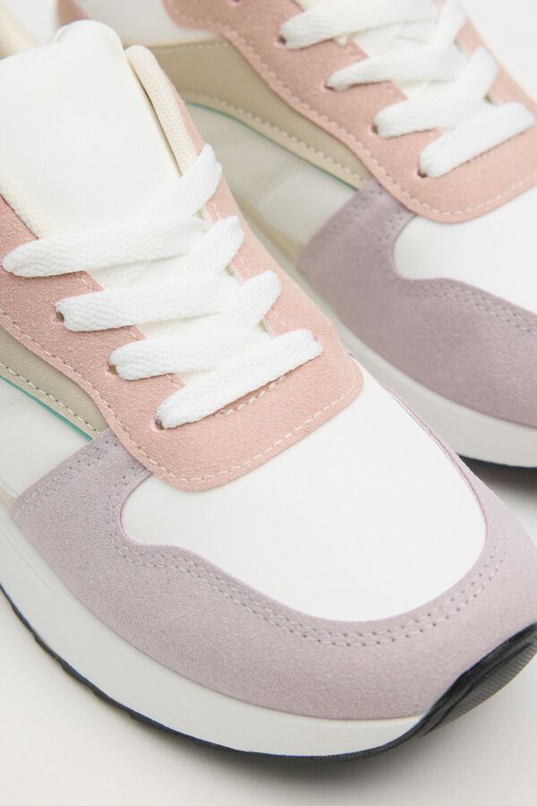 Inside Zapatillas running combinadas blanco