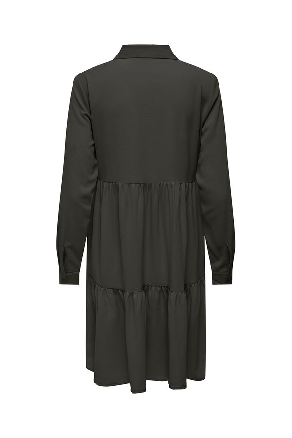 JDY Kurzes Hemdkleid Grau