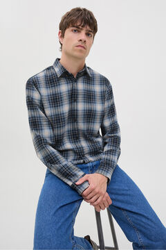 JJ REBEL Camisa xadrez regular fit