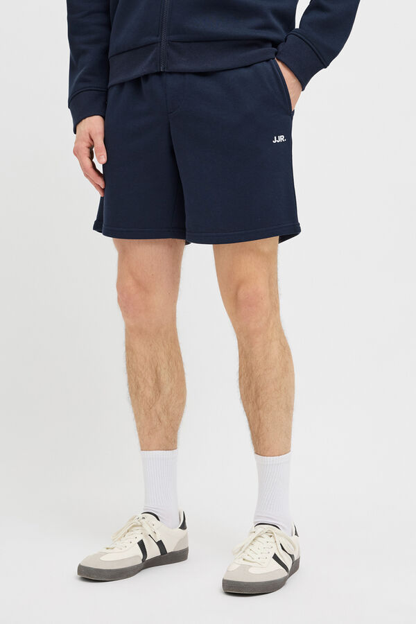 JJ REBEL Mid-rise jogger Bermuda shorts blue