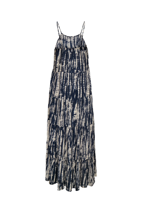 Only Vestido largo tie dye azul