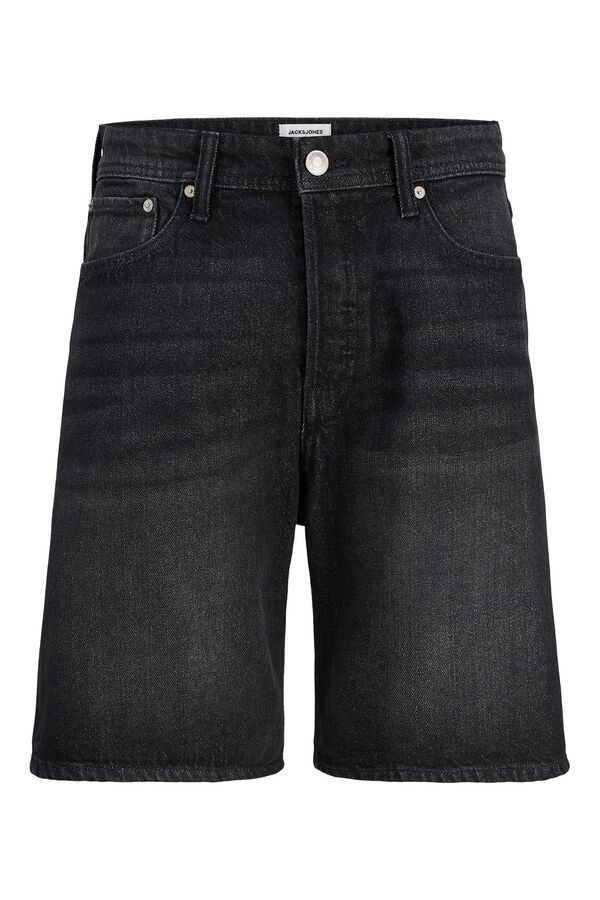 Jack & Jones Relaxed-Denim-Bermudas Schwarz