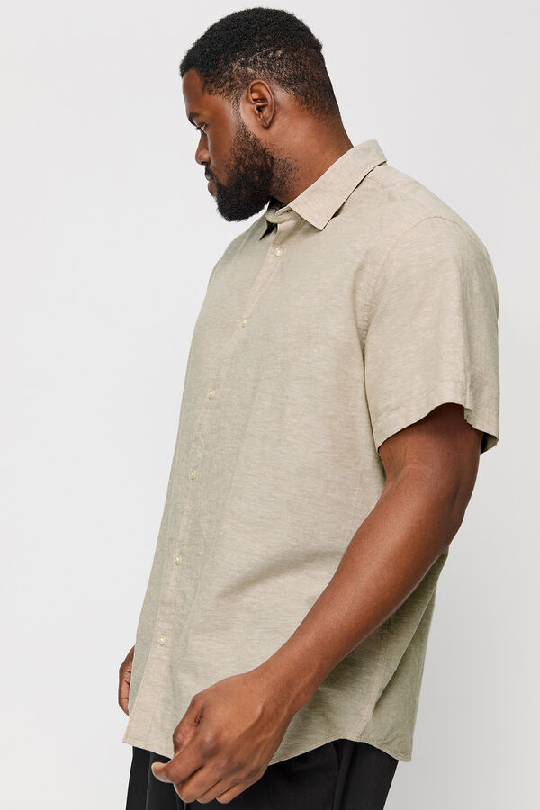 Jack & Jones PLUS Slim fit shirt PLUS grey