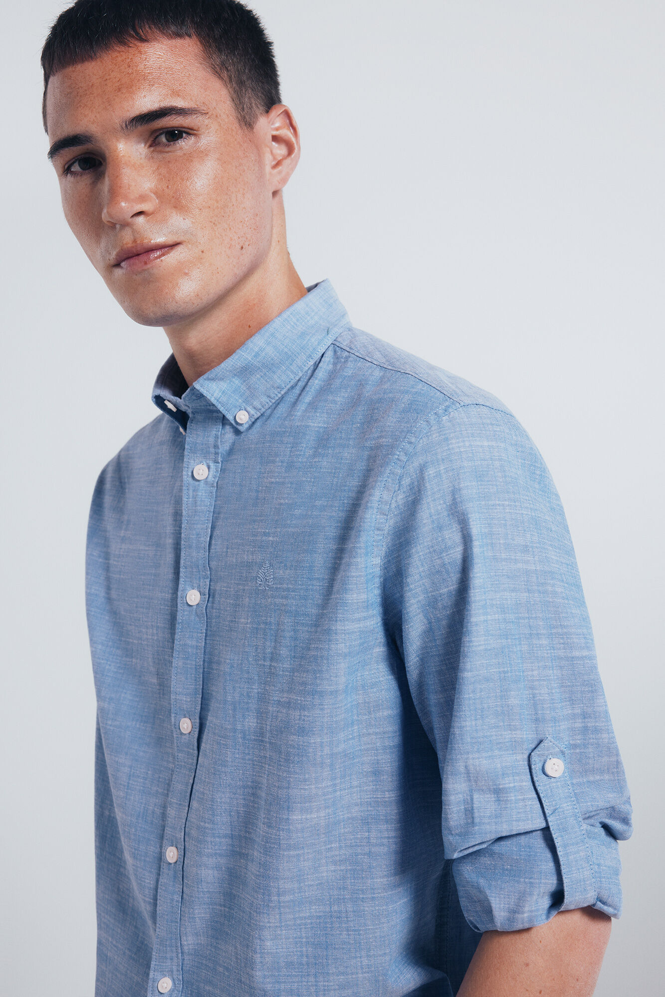 Springfield Slub cotton shirt