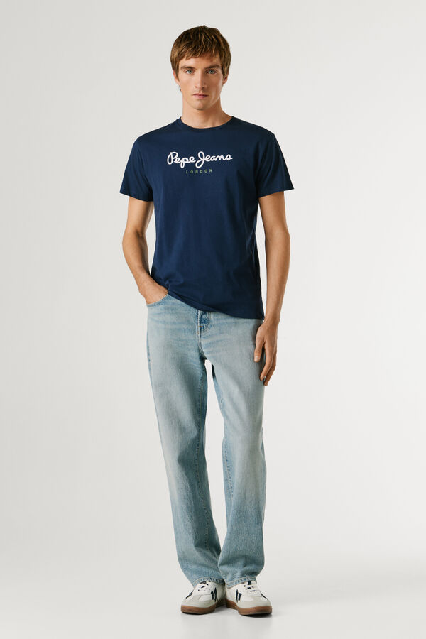 Pepe Jeans Camiseta manga corta logo azul