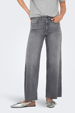 Only Cropped- Jeans mit weitem Bein