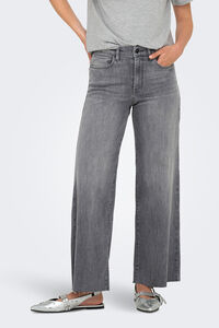 Only Cropped- Jeans mit weitem Bein