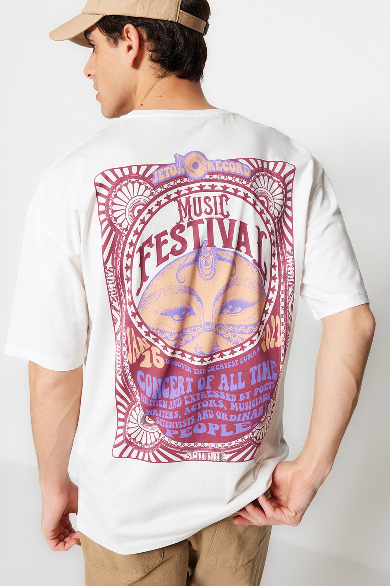 Trendyol Camiseta oversize manga corta