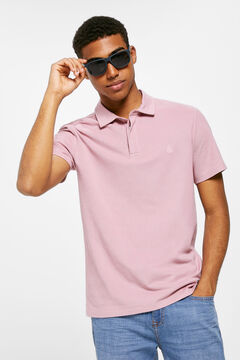 Springfield Oxford polo shirt pink