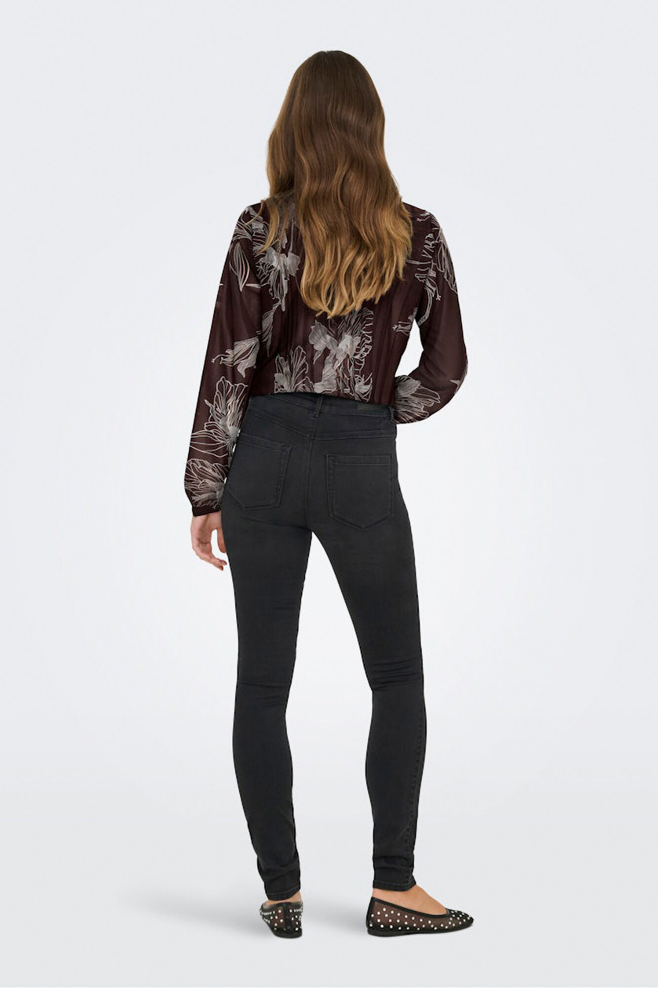 Only Camisa plissada de chiffon