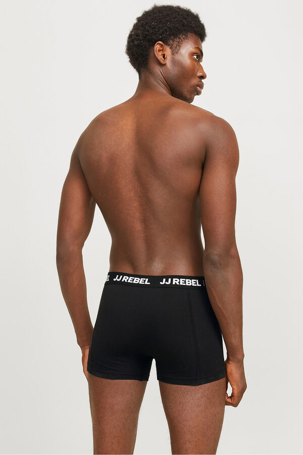 JJ REBEL Pack 3 boxer negro