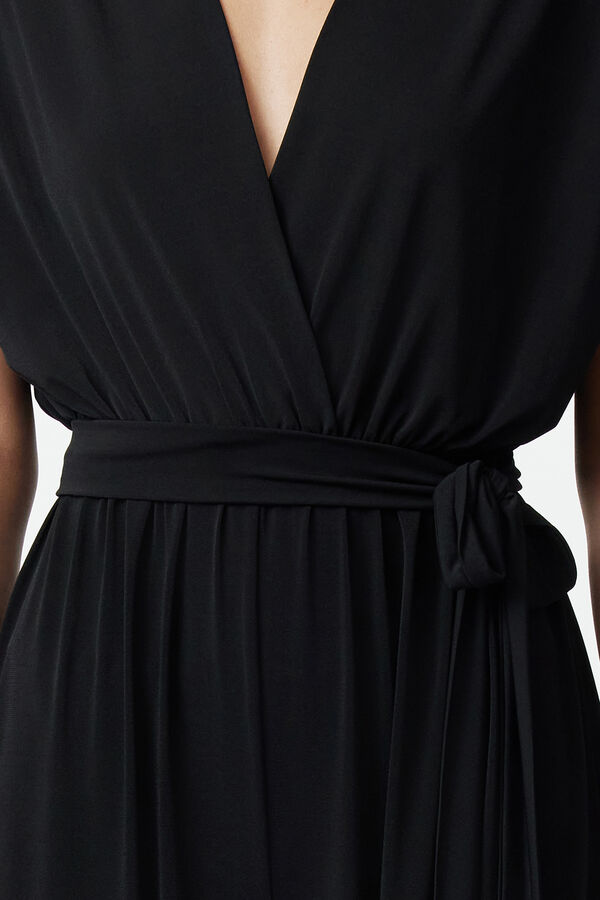 Trendyol Jersey-Knit jumpsuit noir