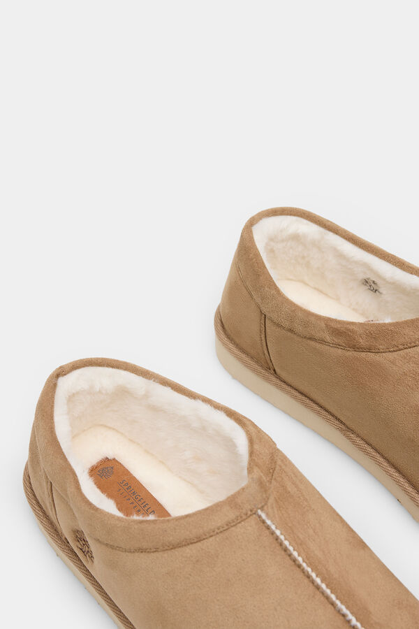 Springfield House clog slipper beige