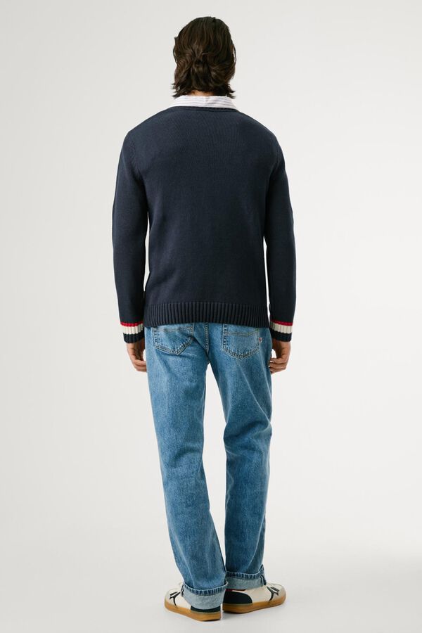 Pepe Jeans Union Jack Regular Fit Jersey blue