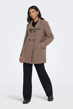 Only Midi teddy coat