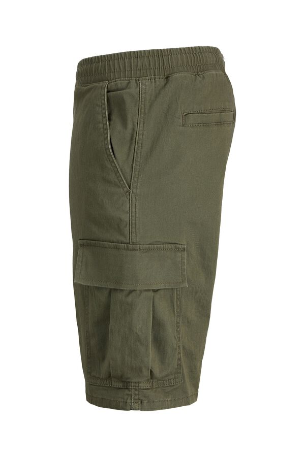 Jack & Jones Relaxed fit cargo Bermuda shorts green