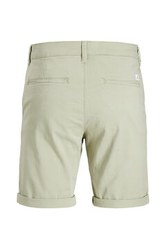 Springfield Chino-style cotton Bermuda shorts zöld