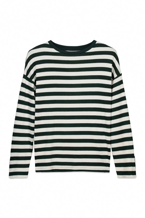 Springfield Double stripe T-shirt green