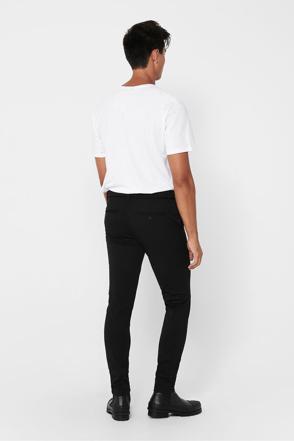 Only & Sons Schmale lange Hosen Schwarz