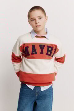 Springfield Kids Sudadera a rayas "Maybe" ni&ntilde;o