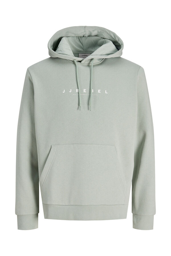 JJ REBEL Sudadera con capucha b&aacute;sica turquesa